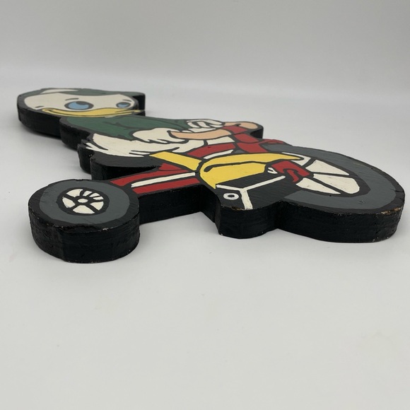 Disney Duck Tales Huey - Skates Dewey - Policeman & Louie Tricycle Signs 3 Pcs - Picture 8 of 13